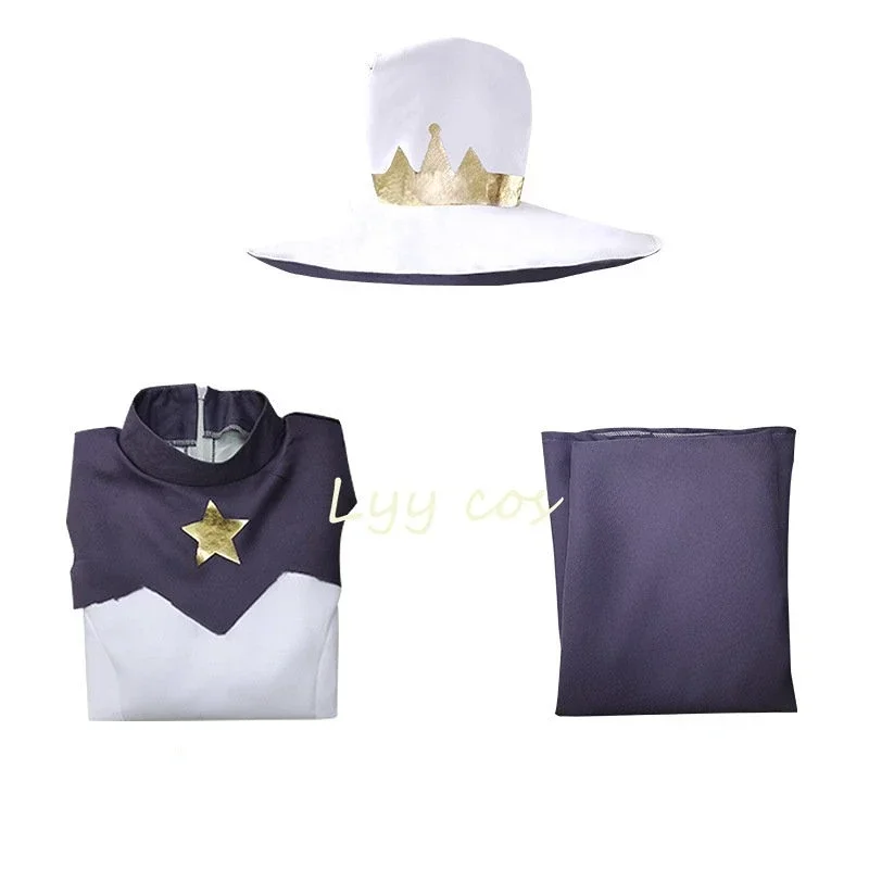 EE01 2 نمط أزورا تأثيري أنيمي البومة تأثيري فستان مُصمم حسب الطلب فتاة أزورا زي موحد سروال فستان قبعة الزي مجموعة & 0Ww