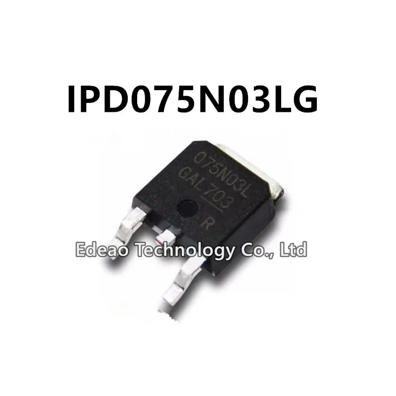 10~100Pcs/lot NEW 075N03L IPD075N03LG TO-252 50A/30V N-channel MOSFET field-effect transistor