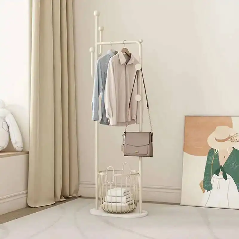 Nordic Coat Rack Minimalist Metal Space Luxury Saving Home Floor Coat Rack Wardrobe Wieszaki Na Ubrania Living Room Furniture