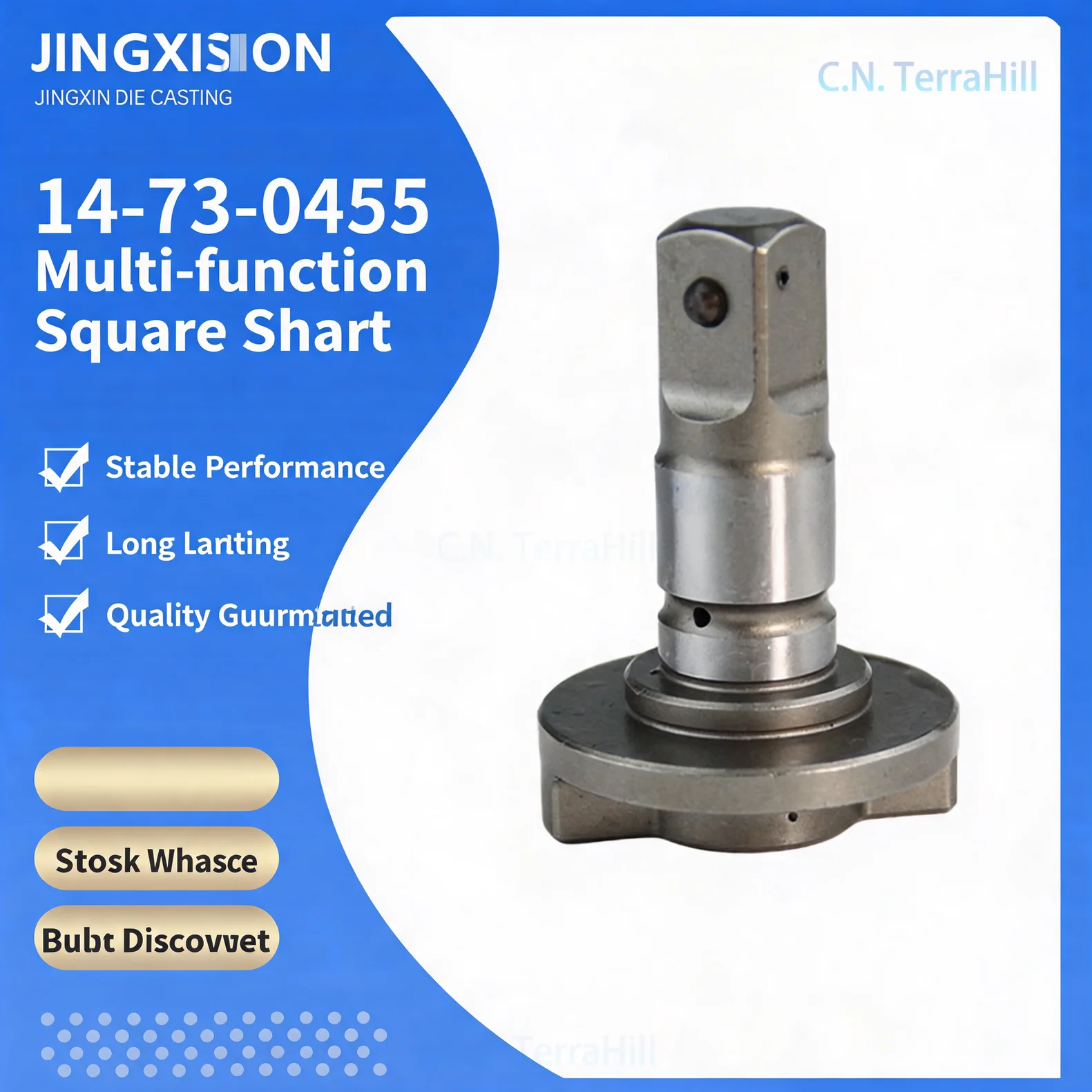 Industrial Machinery Multi-Function Square Shaft Drive Replacement Part 14-73-0455 Compatible with Milwaukee