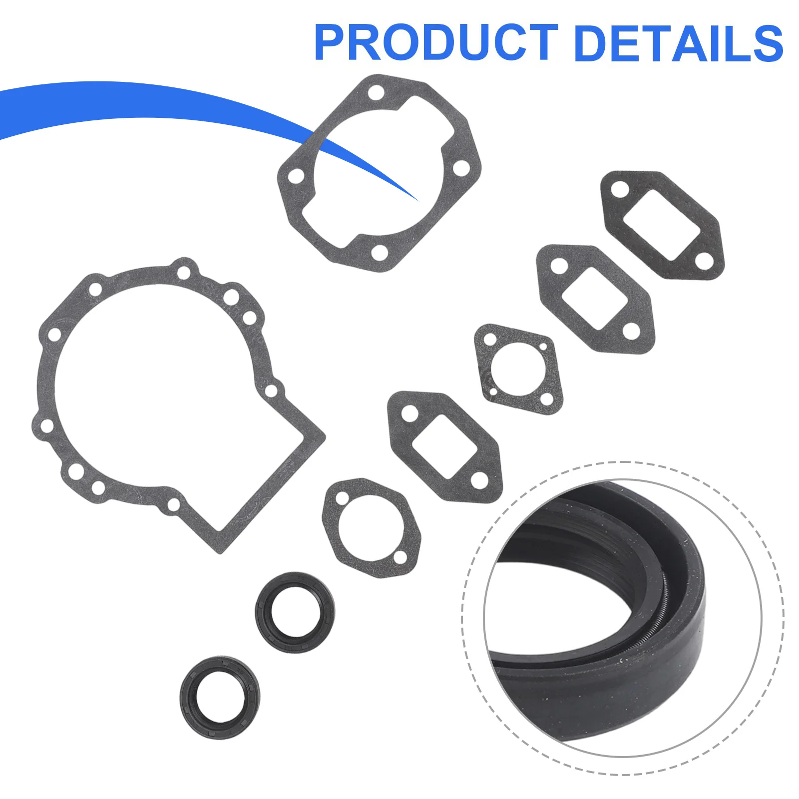 Gasket Set for Wacker WM80 BS60Y BS600 BH22 HB23 BH24 BS500 Pre-2010 Engines Replaces 16986 0160986 0178827 0048212 Parts