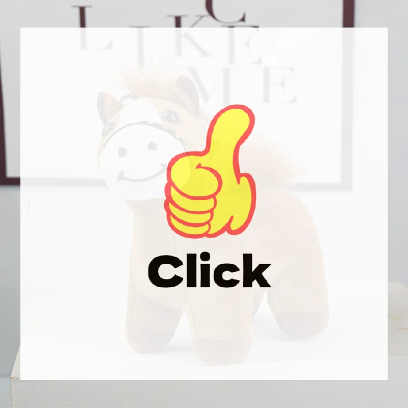 

Horse Keychain Plush Bag Charm Cute Brown Pony Kawaii Gifts For Christmas New Year Accessories Stuffed Animal Pendant