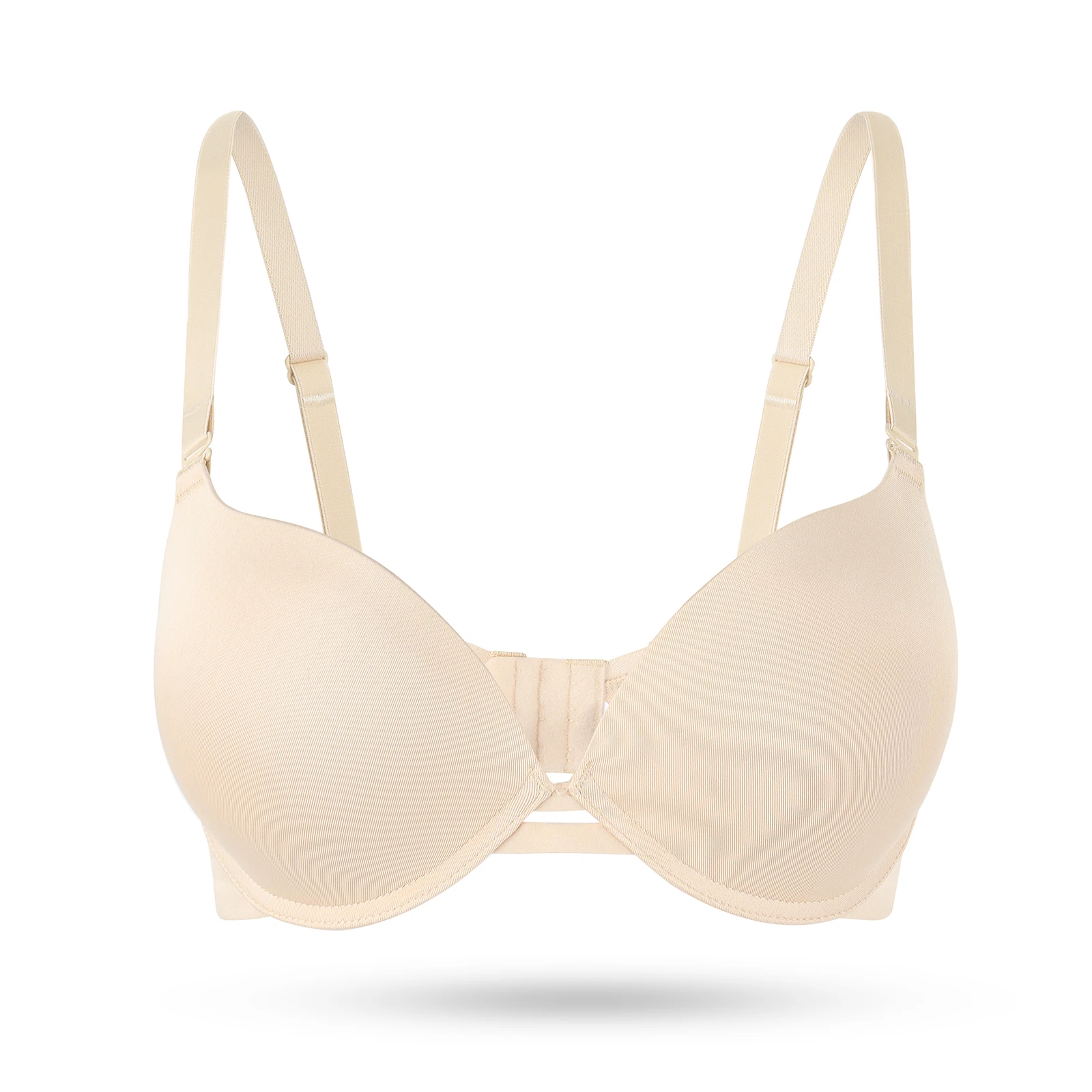 Ladies  Add Two Cups Padded Push Up Bras For Women Seamless Underwire 3/4 A B C D E Cups 65 70 75 80 85 90 95 100