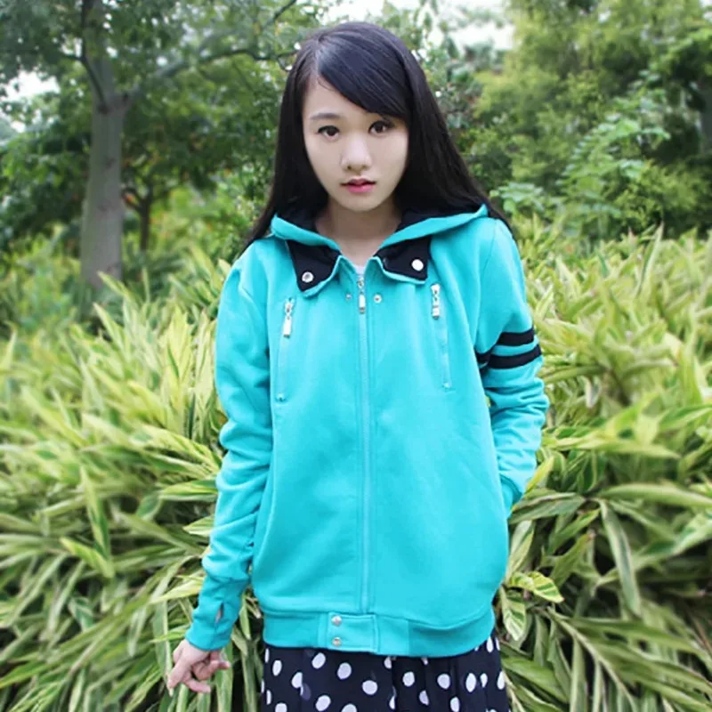 2025 yiyiKaneki Ken disfraz de Cosplay mujeres hombres sudaderas con capucha verde/negro chaqueta con capucha espesar/delgado/abrigo de manga corta Anime Hoodi