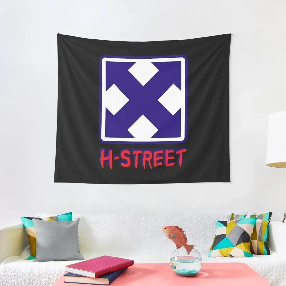 

H Street Skateboards Tapestry Cute Decor Anime Decor Room Design Outdoor Decor Tapestry