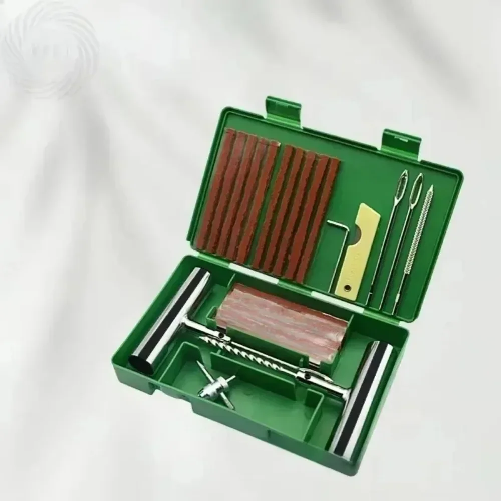 

Popular Car Van Motorcycle Bike For 33pcs Tubeless Tire Repair Kit Heavy Duty Emergency Tools