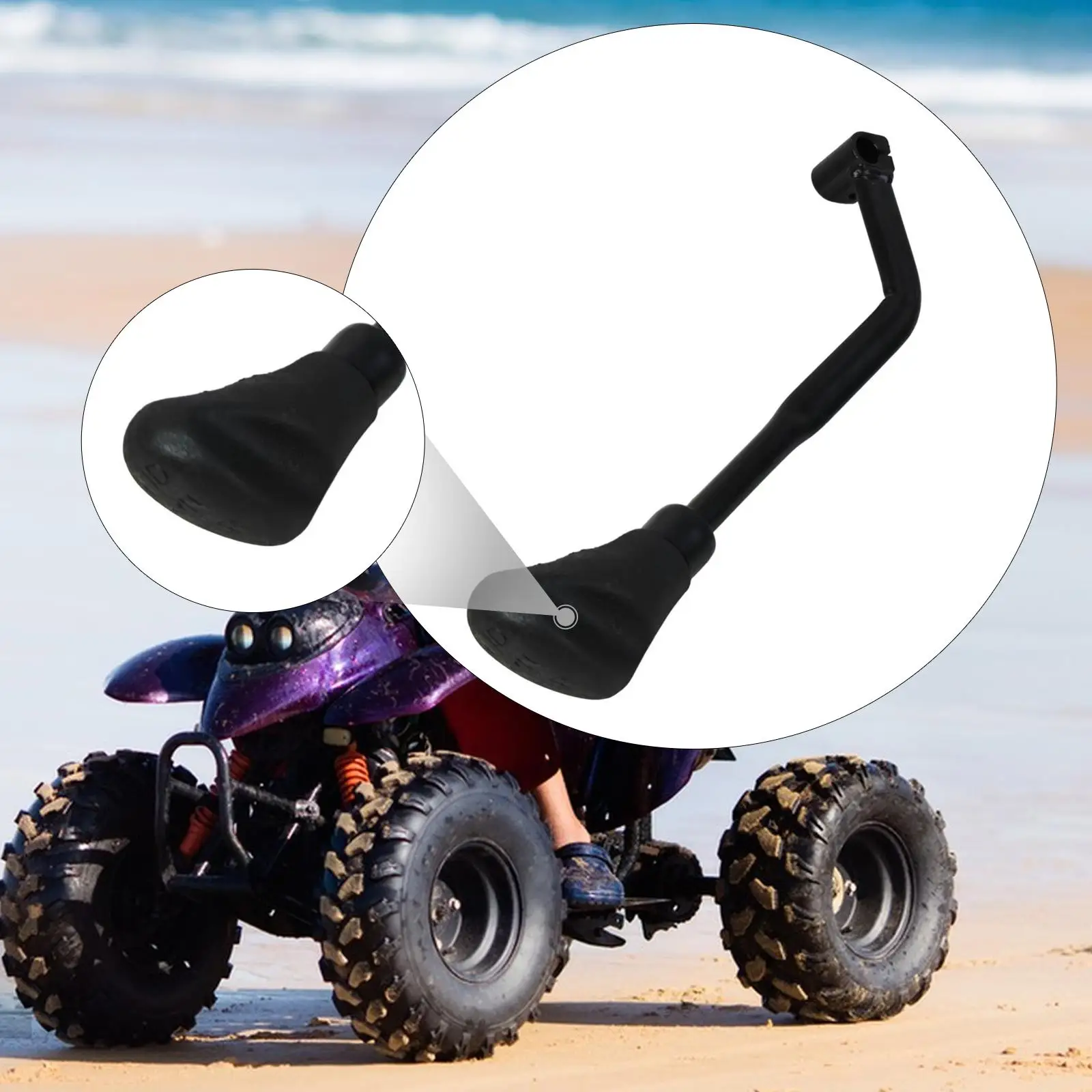 

Gear Shifter Lever Metal Construction Motorcycle Supplies Easy Installation for ATV Go Kart 50CC 250CC