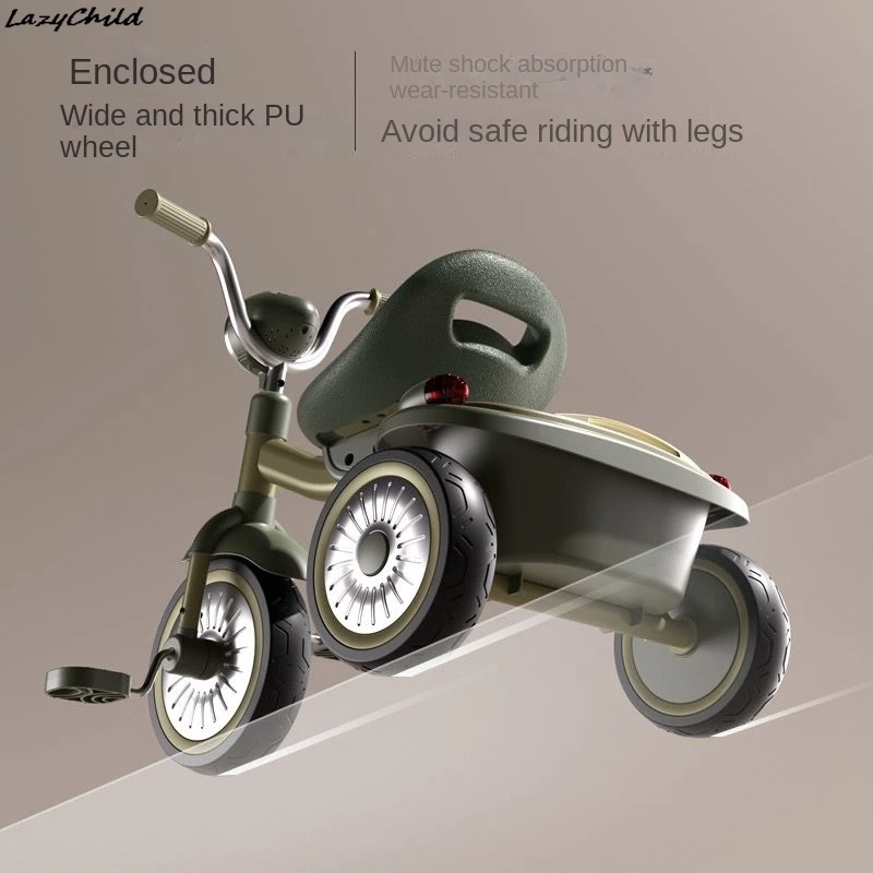 Nieuwe Kinderen Driewieler Fiets Fiets 1-5 Jaar Oud Baby Opvouwbare Jongens Meisjes Speelgoed Auto Triciclo De Passeio Infantil