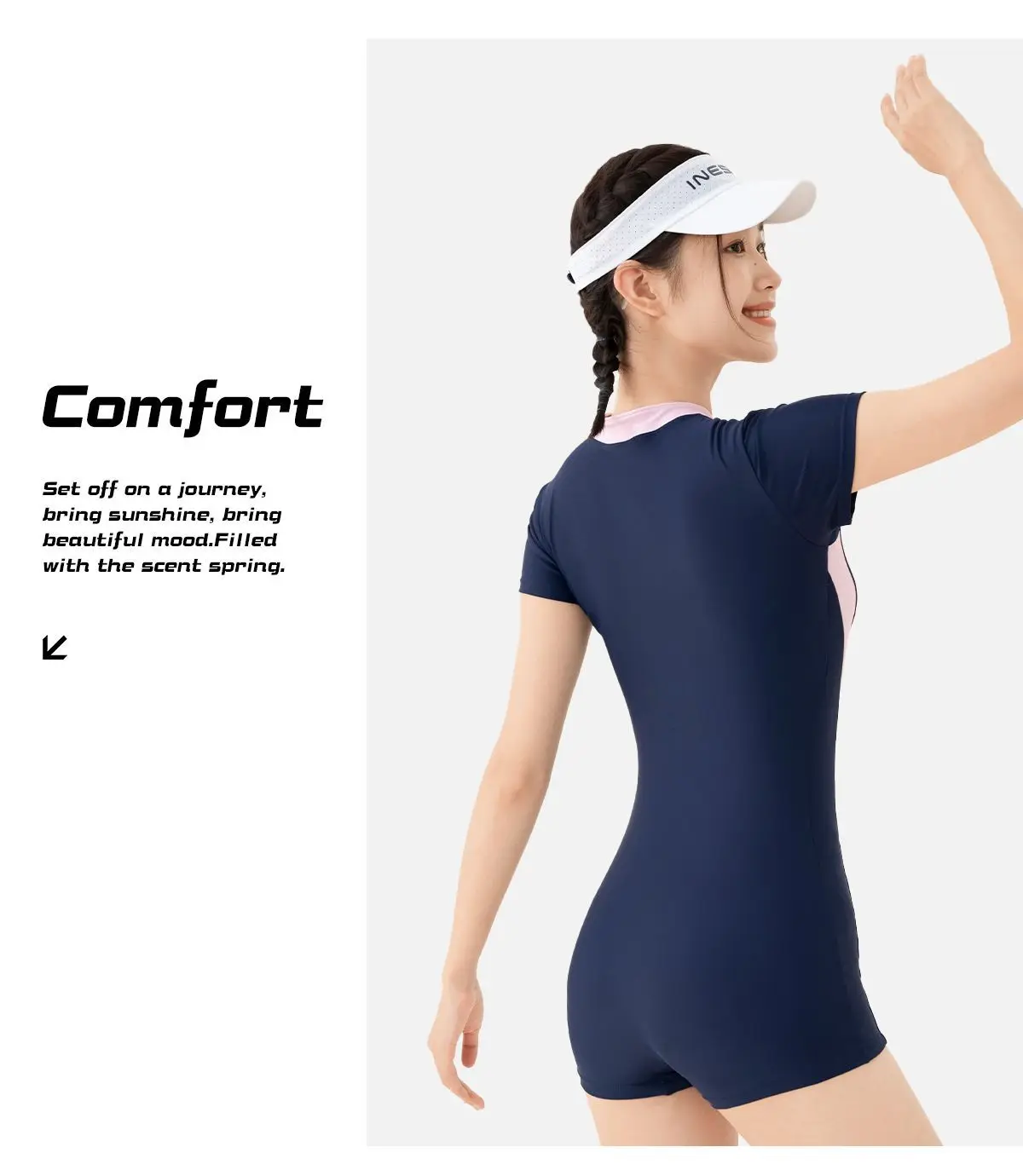 Women One Piece Competitive Outdoor WaterProof Bathing Push Up SwimSuit Professional Quick-Dry Nylon Beach Surfing Pad SwimWear