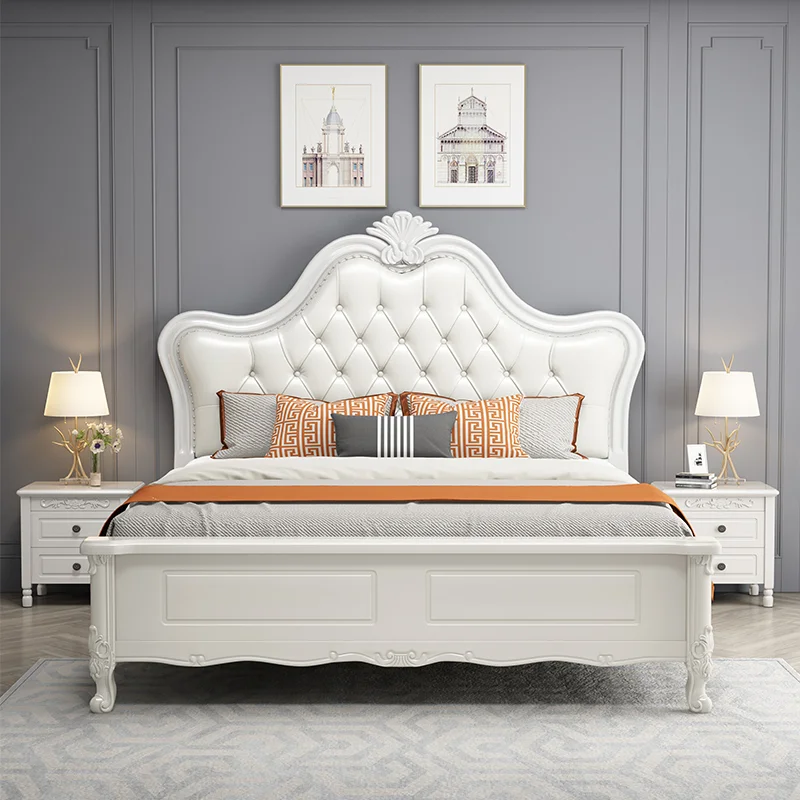 

Wedding Design Beds Fashionable Comfortable Beauty Cream Modern Nordic Minimalist Bed Relax European Cama De Casal Furniture