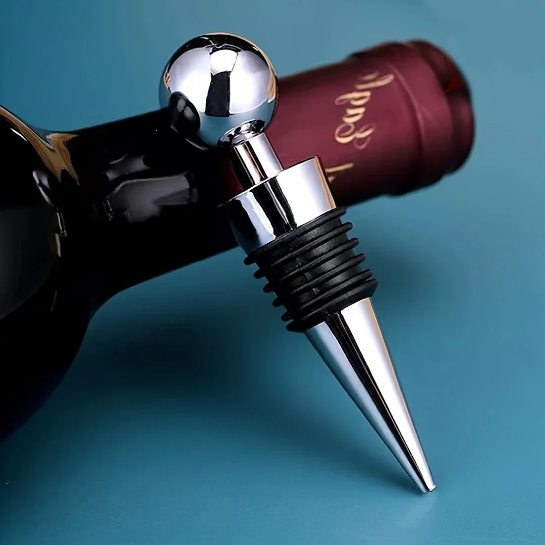 

2/4pcs Reusable Wine Bottle Stopper and Preserver - Silicone Cork for Freshness - Perfect for Gifts, Bars, Parties, and Weddings