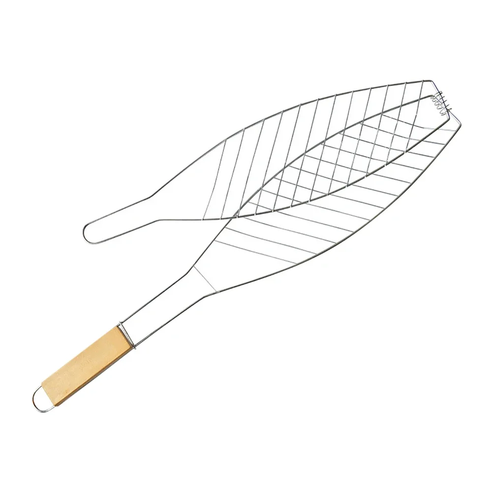 شواية خارجية شبكية غير لاصقة للشواء ، سلة شواء السمك المشوي ، مقبض قابل للطي للخضروات ، مشاوي الطبخ غير اللاصقة ، أدوات الطهي