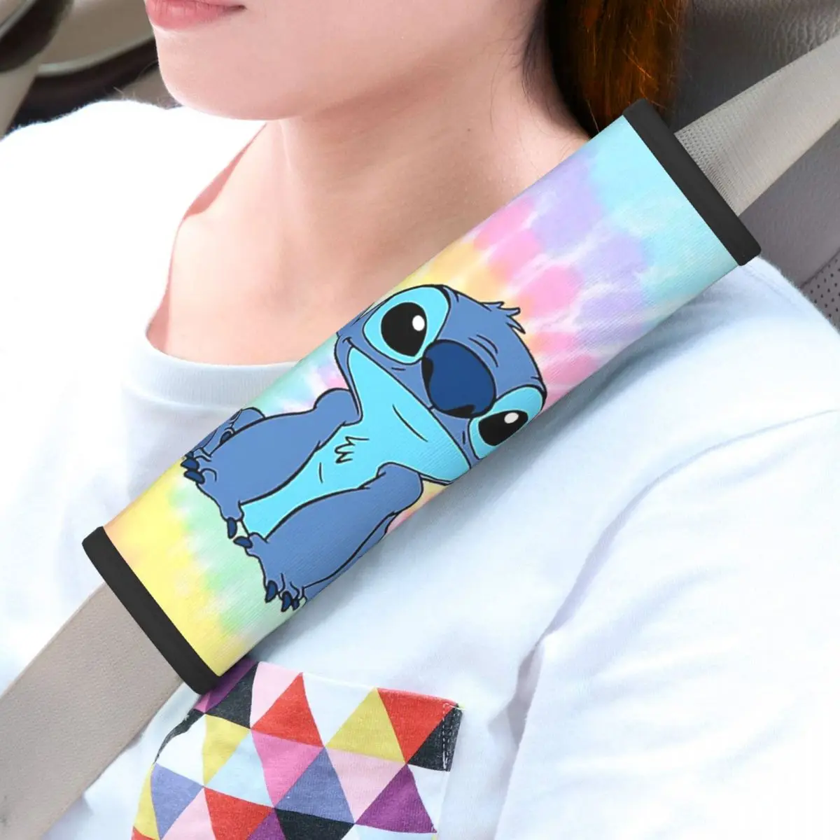 Funda para cinturón de seguridad Stitch Auto para una conducción más cómoda, 2 uds., hombrera para cinturón de seguridad, Compatible con todos los coches y mochila
