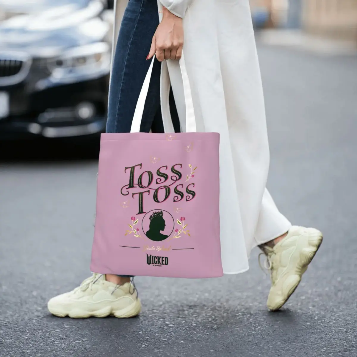 

Wicked For Good Canvas Tote Bag Trendy Large Capacity Shopping Bag for Women Movie Travel Bags