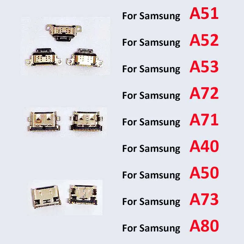10 szt. Złącze USB Port ładowania Jack Dock do Samsung A12 A32 A31 A52 A72 A33 A73 A53 A40 A50 A60 A80 A90 A11 A03S A01
