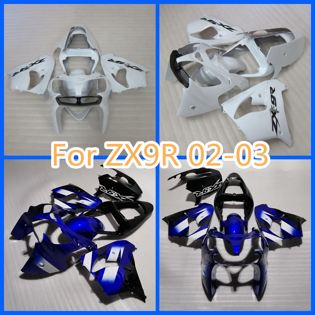 New ABS Motorcycle Fairings Kit Fit for Kawasaki 02 03 ZX9R 2002 2003 ZX-9R Bodywork Set 100% Fit Injection Mold Free Custom