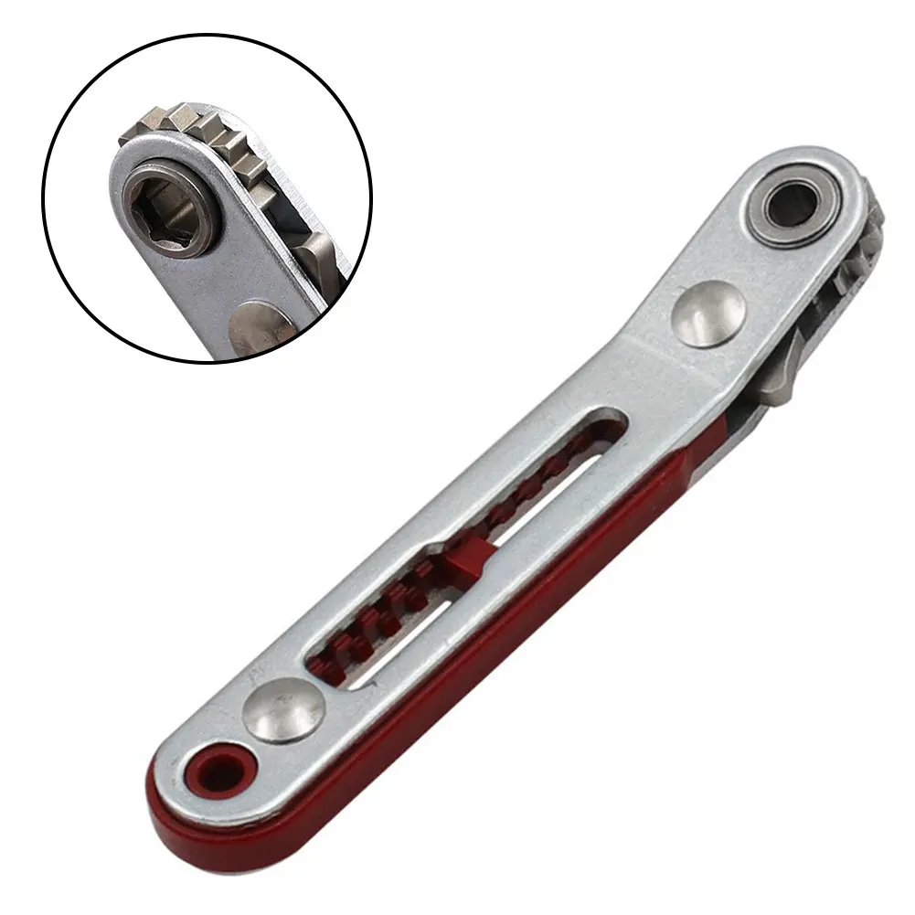 Adjustable Wrenches Wrench 15 Teeth Hand Tools Bidirectional Control Chrome Vanadium Steel Screwdriver Accessories