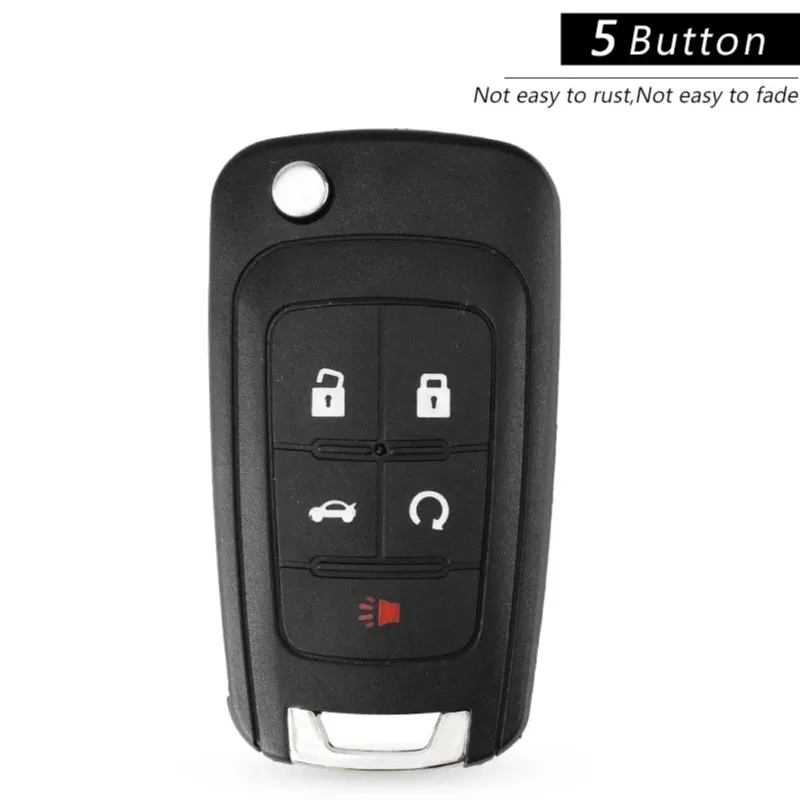 

For Chevrolet Cruze Epica Lova Camaro Impala-Auto Body Kit Car Accessories5 Buttons Remote Car Key Shell Flip Cover Replacement