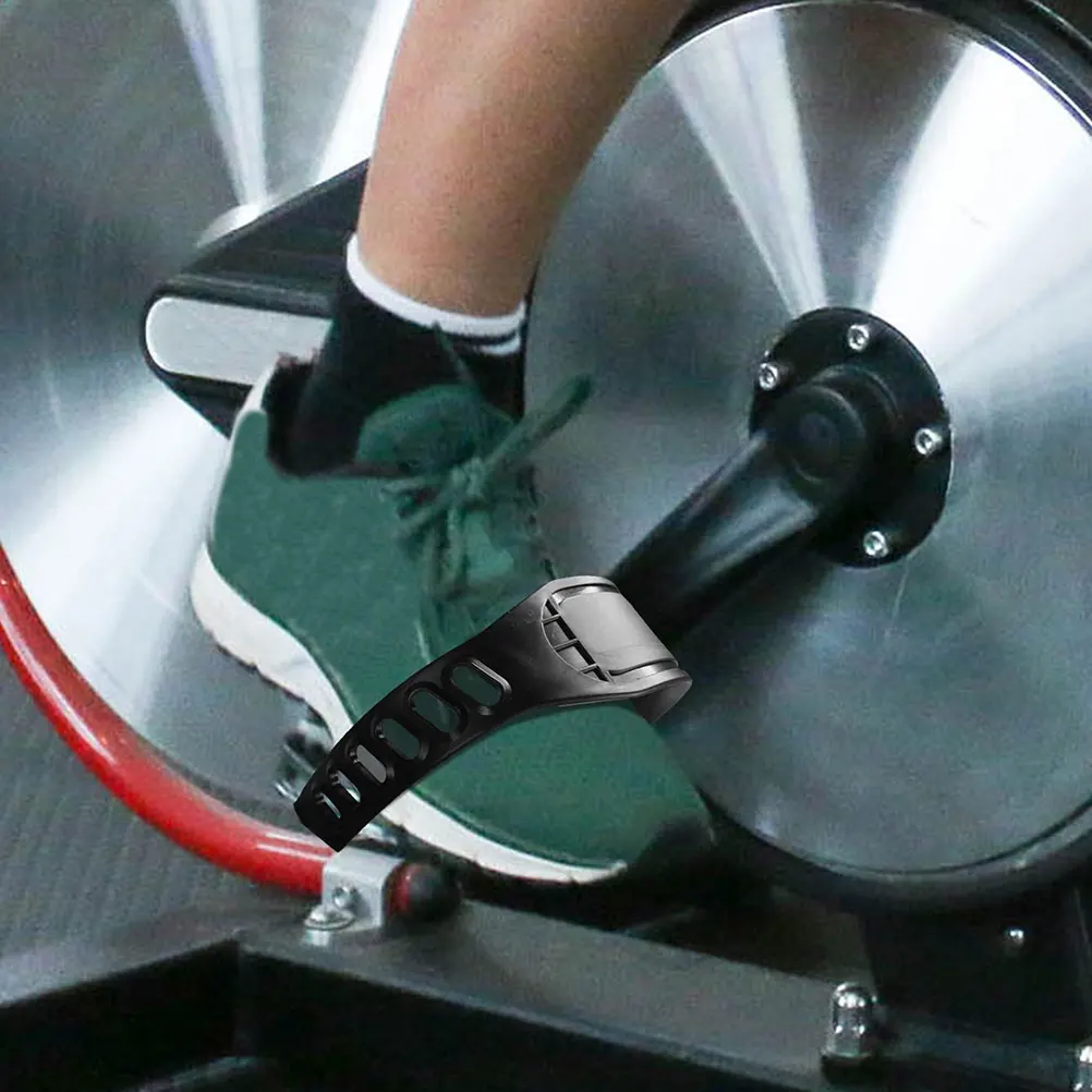 2Pairs Stationary Bike Pedal Straps Adjustable Plastic Fitness Exercise Bike Fixing Straps Plastic Pedal Strap