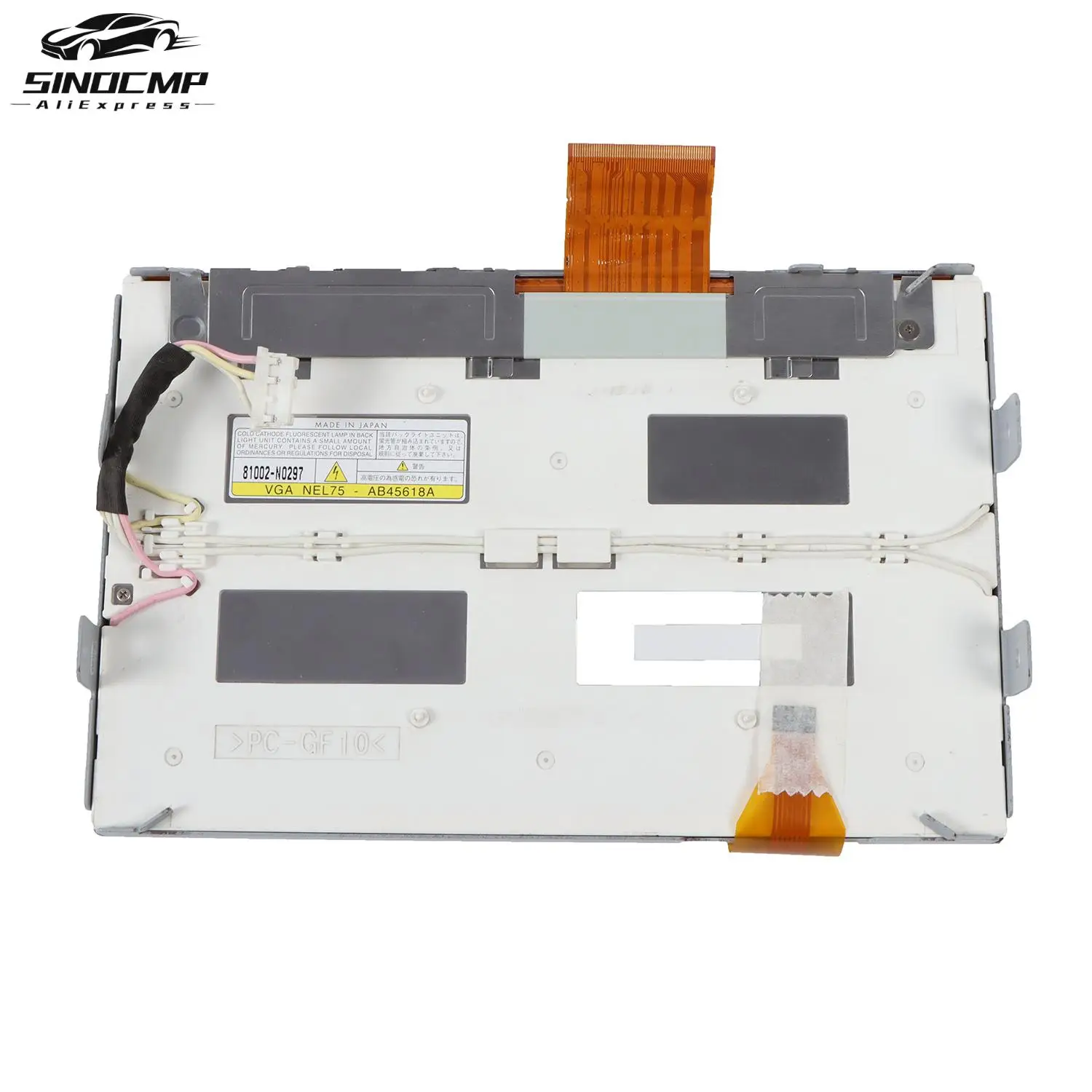 LTA080B450F 8 Inch Car Navigation Radio LCD Touch Screen For Toyota Sequoia Land Cruiser  Lexus LS460 LX570 2007-09 Screen Parts