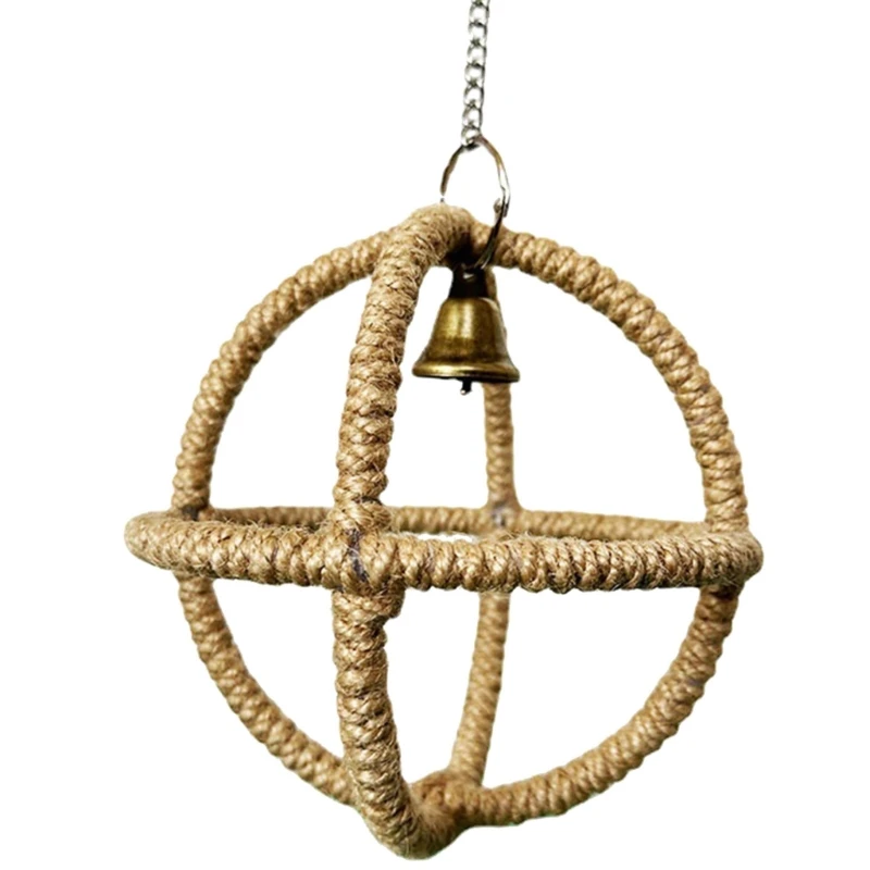 Hollow Ball Parrot Chew Hanging Toy Articles Parrot Chew Pet Bird Toy for Cage