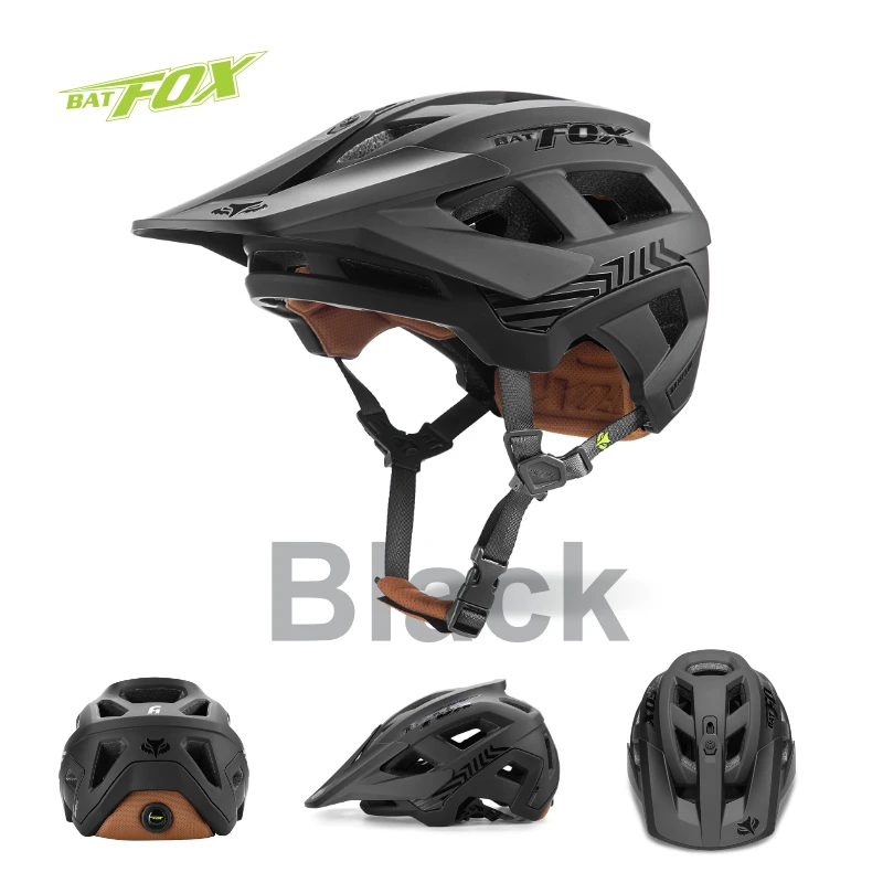 

BATFOX 2025 Bicycle Helmet Adjustable Sizing Adult Bike Helmets for Men Youth Cross-Country Dirt Jumping and Downhill Helmets