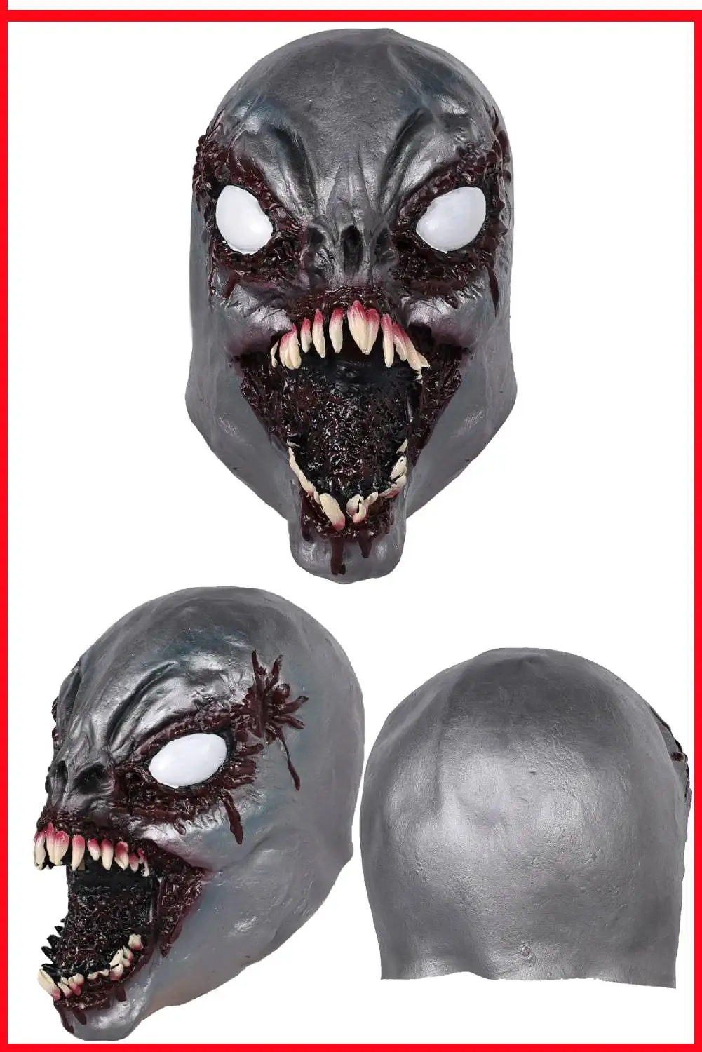 Venom Cosplay Men Fantasia Full Head Latex Masks Movie Costume Props Adult Helmet Masquerade Halloween Party Disguise Male