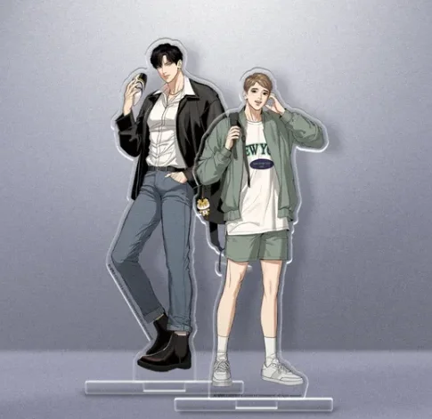 

24-этовая аниме случайная фигура, акриловый декор для стола, стоячий акрил