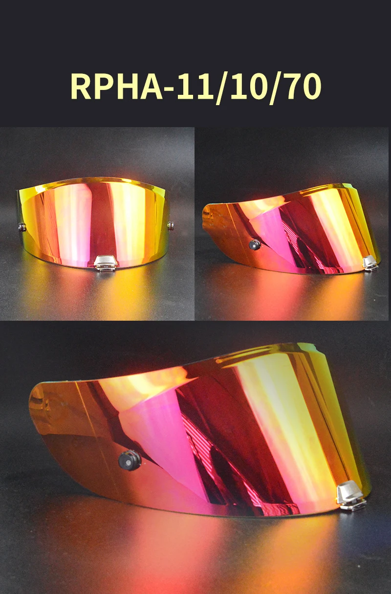 

Helmet Lens Visors for Hjc Rpha-11 Rpha-70 Helmet Glass Hj-26 Helmet Shield Multi Color Available Anti-fog Stickers