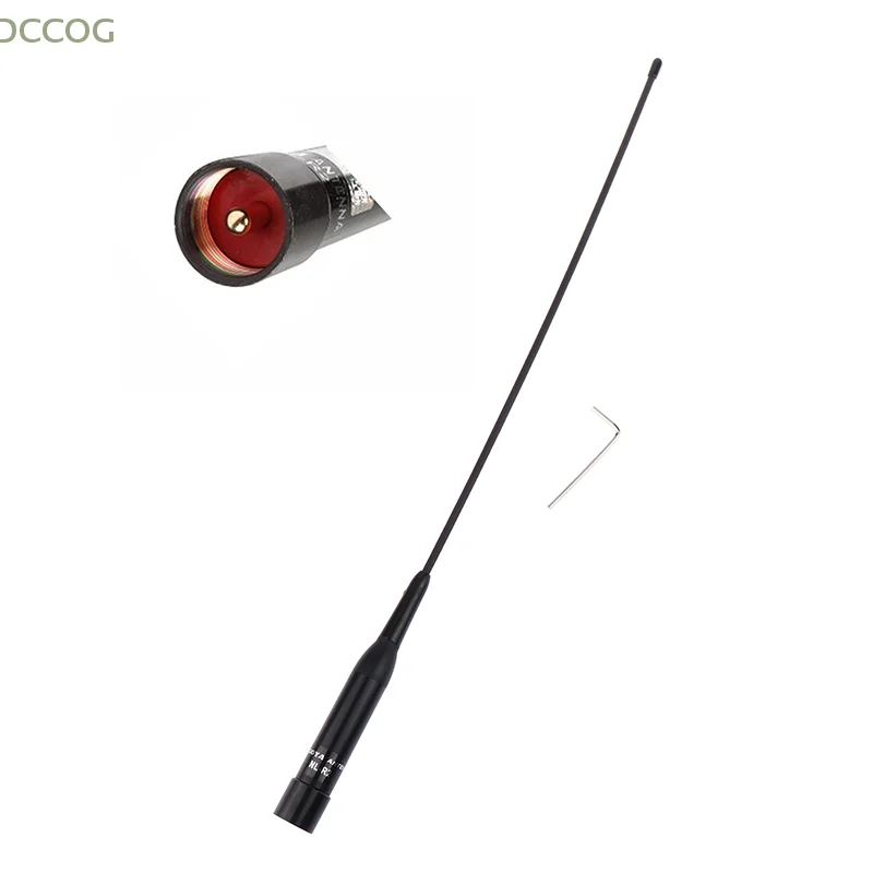 NL-R2 DUAL BAND VHF UHF 144/430 MHz Ham Radio NLR2 Flexible Whip PL259 Antenna For ICOM Car Mobile Radio