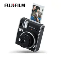 Nueva cámara instantánea Fujifilm Instax Mini 40 papel fotográfico de película negra y Fuji/papel fotográfico de película de tiempo blanco y negro Fuji Ffilm