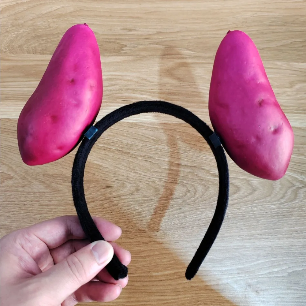 

Funny Kawaii Simulated Food Hair Hoop Korean Style Tomato Fruits Headband Potato Headwear Vegetable Hair Bands Party