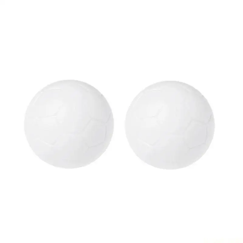 M5TC 2x Table Soccer Mini White Official Foosball Replacement Parts Resin Balls Decor