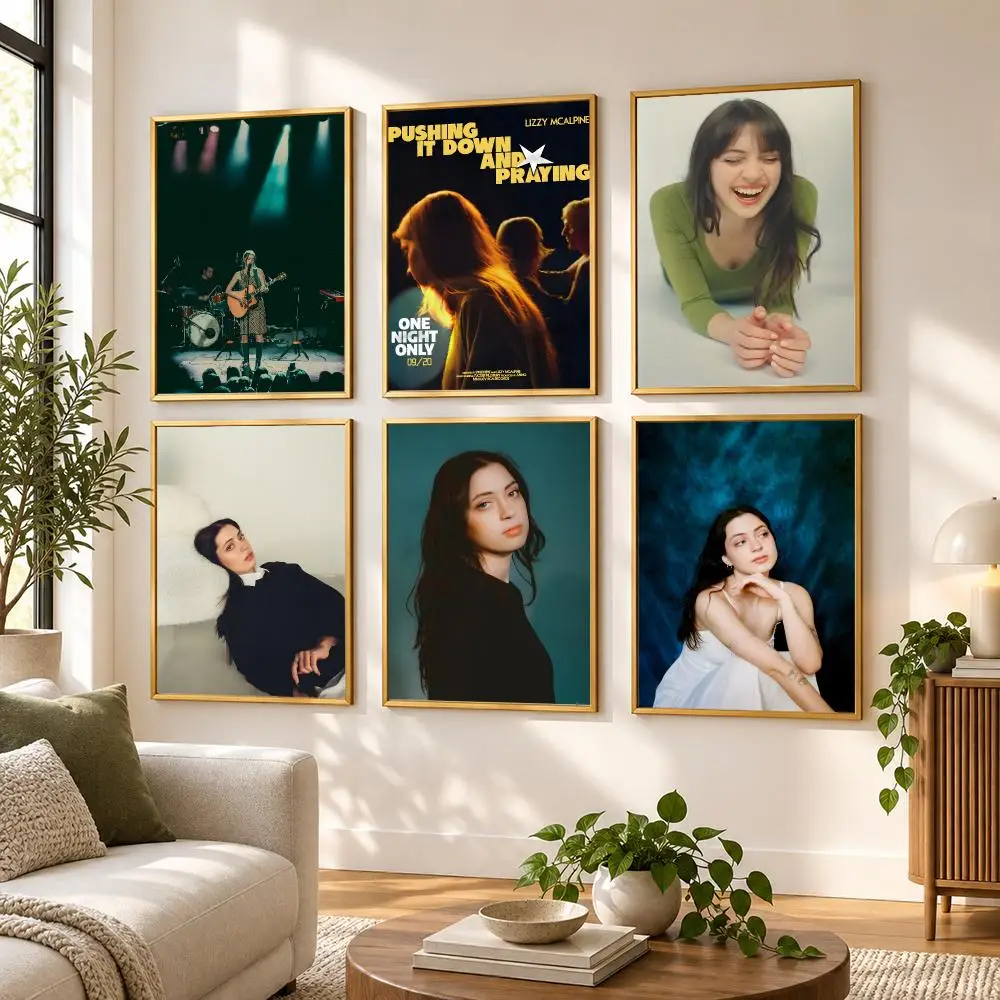 Lizzy McAlpine Poster HD art sticky wall waterproof home living room bedroom bar aesthetic decoration