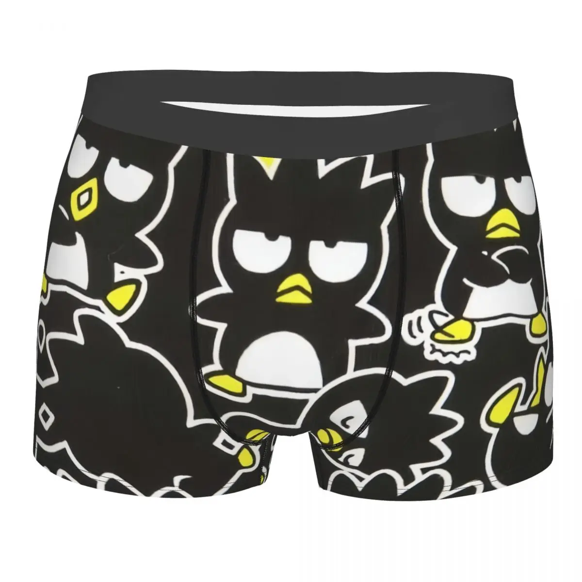 

Детское нижнее белье BAD Badtz-Maru Sanrio с героями мультфильмов XO, мужские трусы-боксеры с принтом, шорты, мягкие трусы