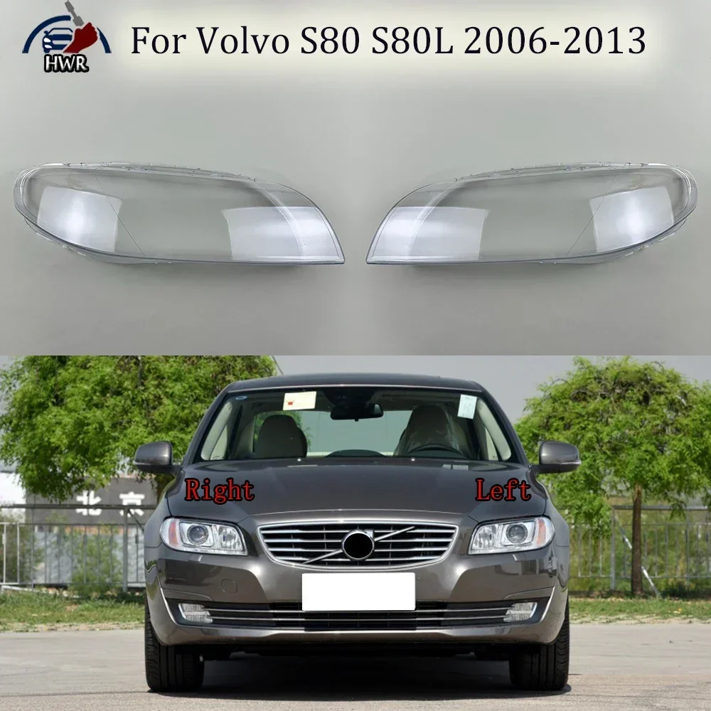 

Lampshade Headlamp Cover Lamp Shell Mask Headlight Shade Plexiglass For Volvo S80 S80L 2006 2007 2008 2009 2010 2011 2012 2013