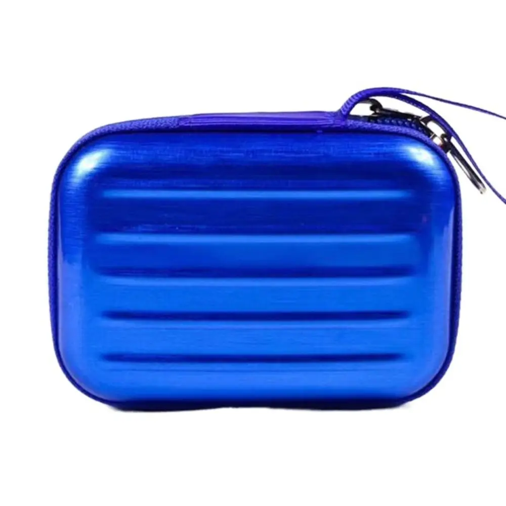 لطيف مربع صفيح عملة المحفظة سستة حقيبة مفاتيح أحمر الشفاه حقيبة التخزين سماعة الحقيبة سماعة حقيبة حقيبة المحفظة السفر #3