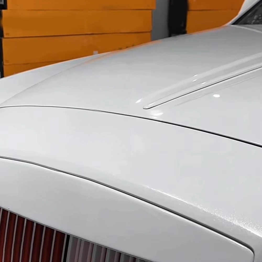 WRAPMASTER TPU Colored PPF Glossy Pearlescent Sparkle White Self-healing Car Wrap Body Color Change Film Wet Install