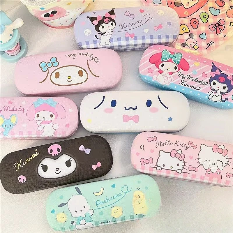 

Очки в стиле аниме Sanrio Kuromi HelloKitty Mymelody Cinnamoroll, новые очки с защитой от падения и царапин, милые очки для студентов и взрослых