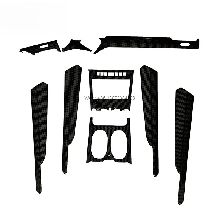 Replacement Carbon Fiber Interior Trims Car Central Control Panel Dashboard Cover for URUS