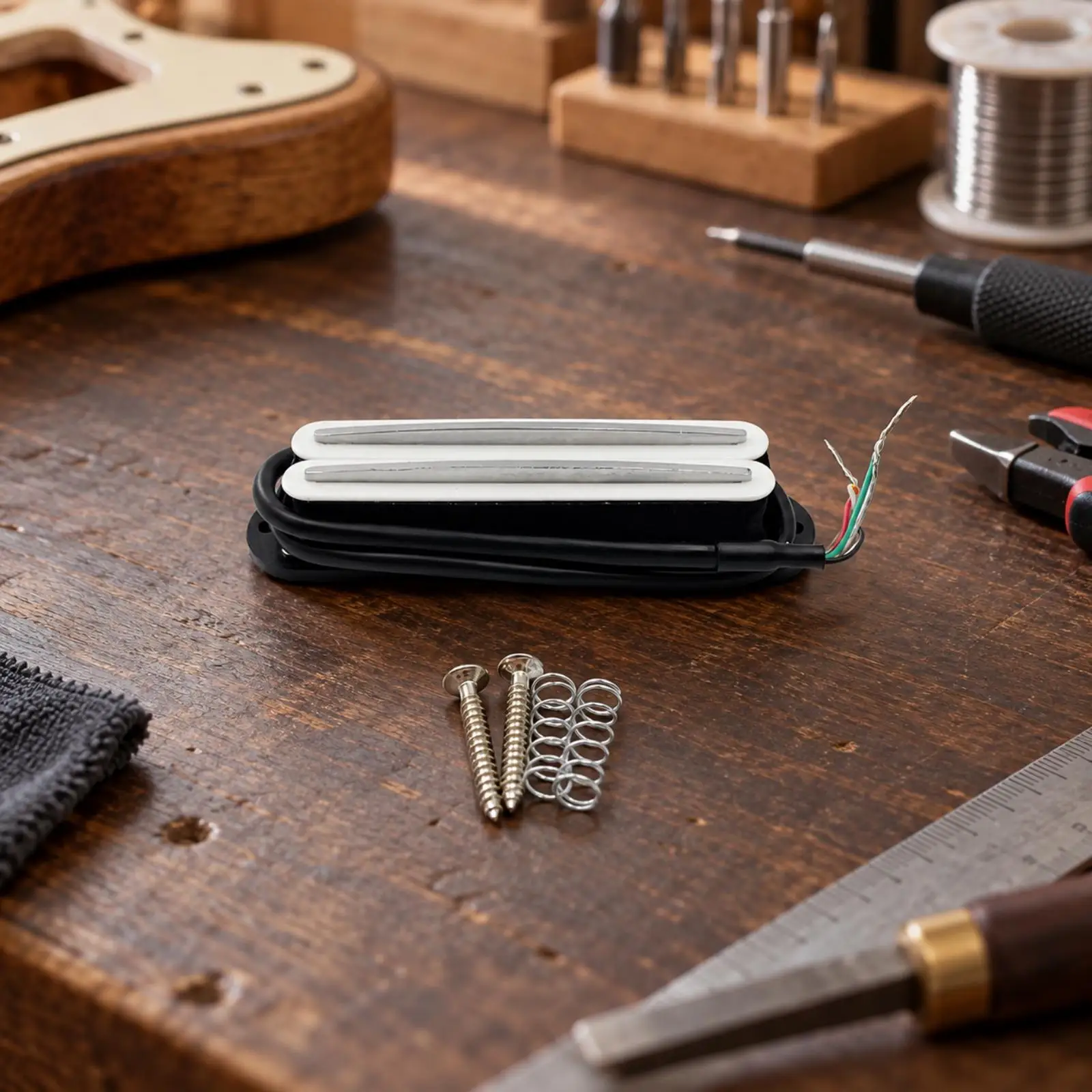 Humbucker Electric Guitar Pickup for ST SQ Six String Basswood Copper Coil Splitter