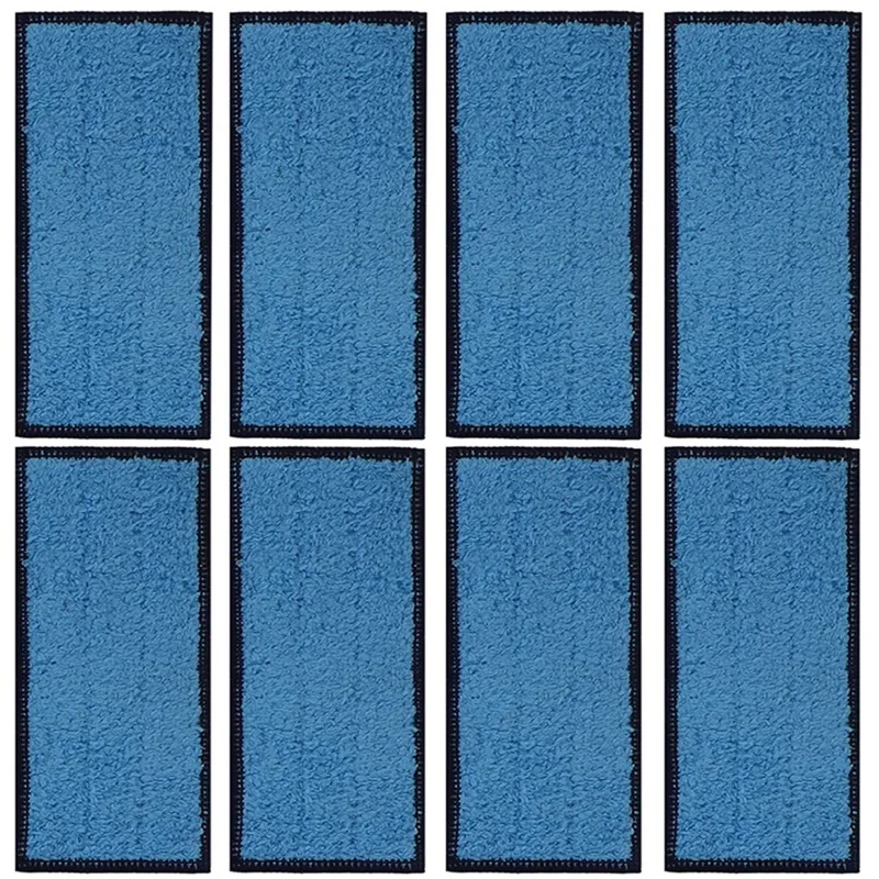 A01V-8 Confezione di panni in microfibra bagnati lavabili riutilizzabili di ricambio per robot pulitore Irobot Braava Jet 240/241