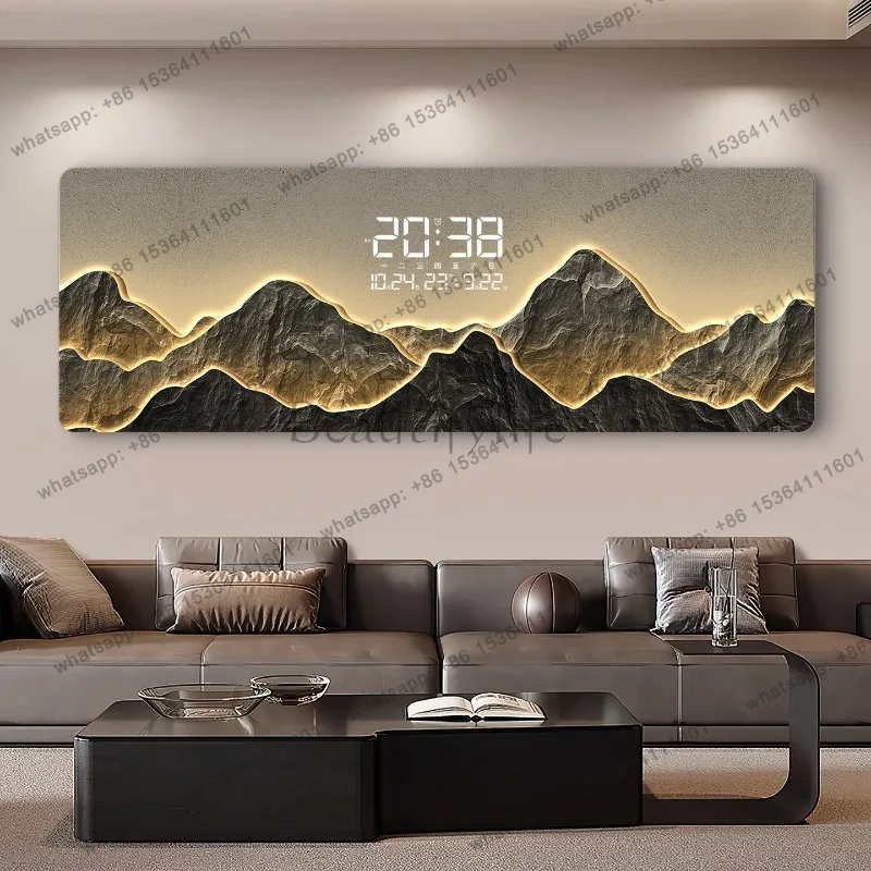 Best Sellers Art Mural Big Size Xenomorph Wall Watch Creative Vintage Design Clock Wall Chinese Style Horloge Murale Living Room