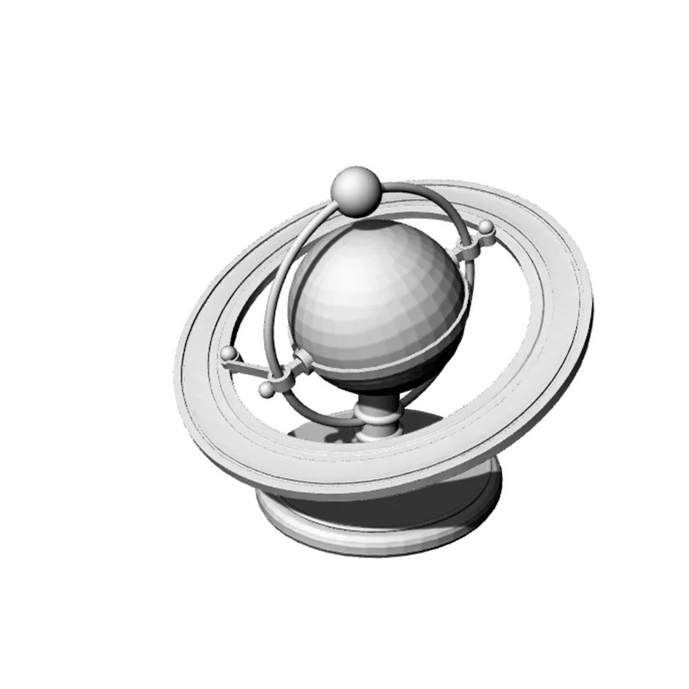 RHMG – sphère d'Armillary, modèle Architectural imprimé en 3D, décor, bâtiment Miniature pour ornement de bureau