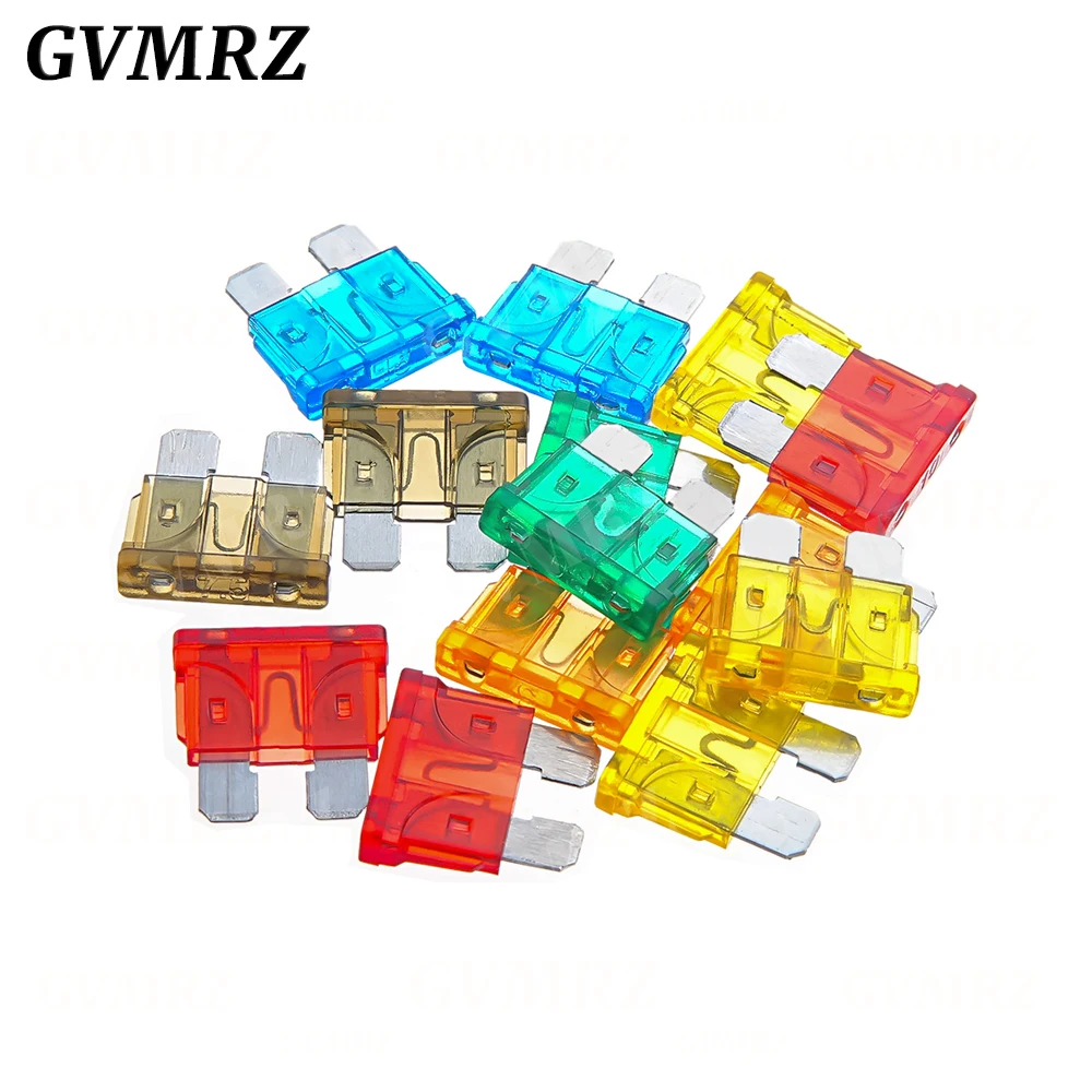 5PCS Waterproof Auto Standard Middle Fuse Holder + 1-50A Car Boat Truck ATC ATO Blade Fuse 3A 5A 10A 15A 20A 25A 30A 35A 40A 50A image 5