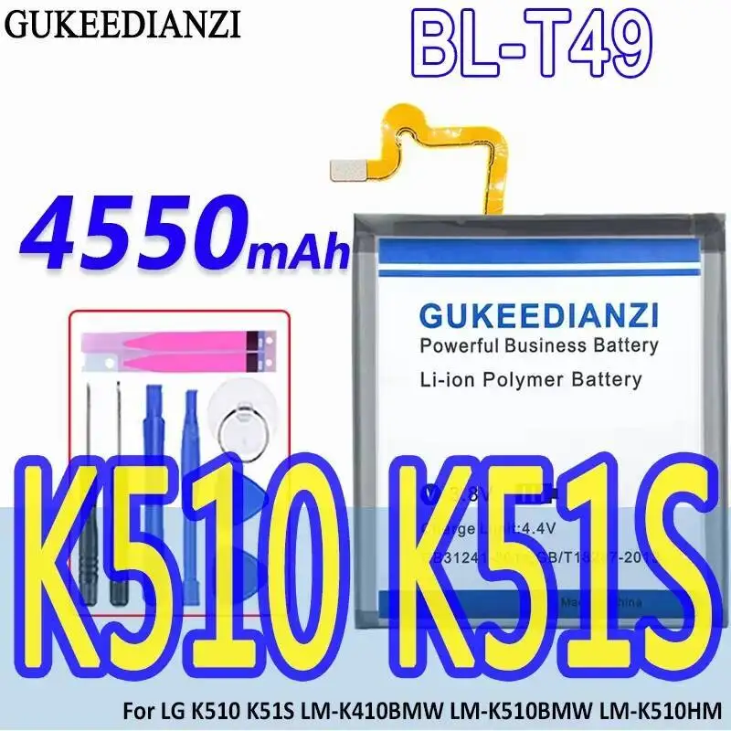 

Аккумулятор для мобильного телефона BL-T49 большой емкости для LG K510 K51S LM-K410BMW LM-K510BMW LM-K510HM 4550 мАч
