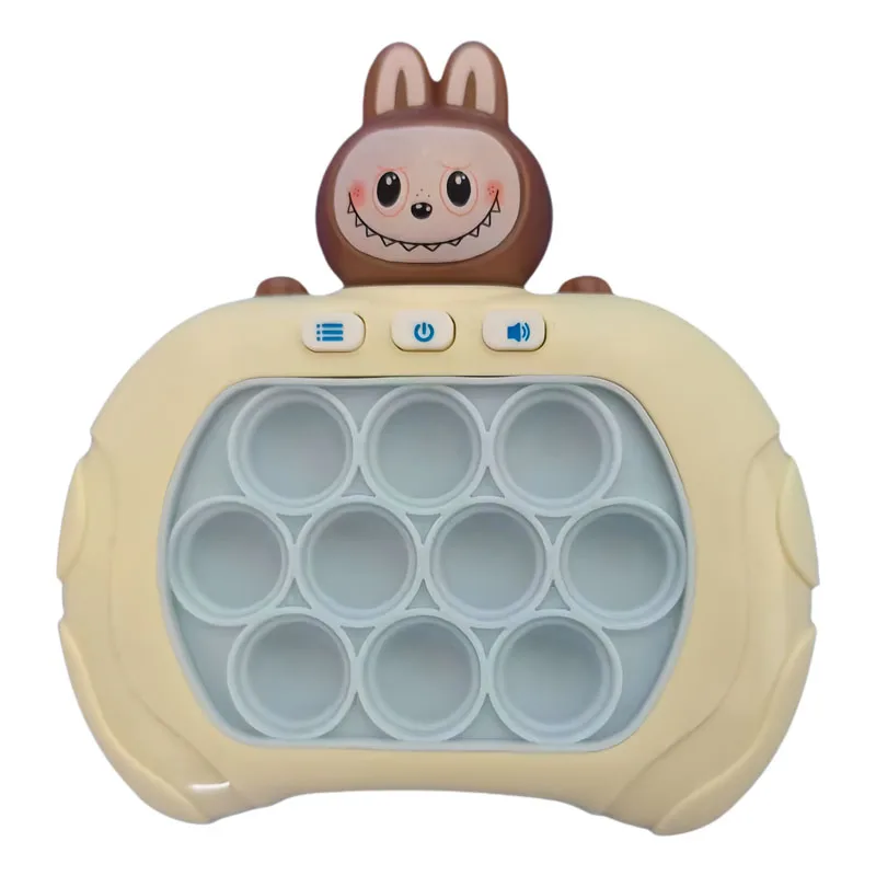 Sanrio Stitch – Machine de jeu à bulles à poussée rapide pour enfants, presse-taupe amusant, jouet sensoriel Anti-Stress, nouveaux cadeaux