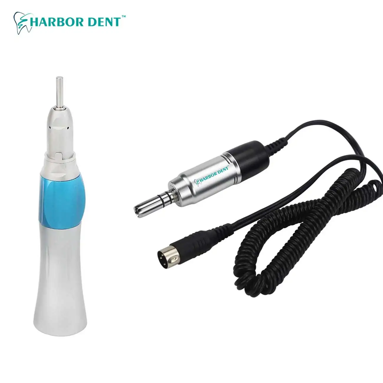 35000rpm Dental E-Type Micro Motor Micromotor Polishing Handpiece Handle & Straight Nosecone Handpiece