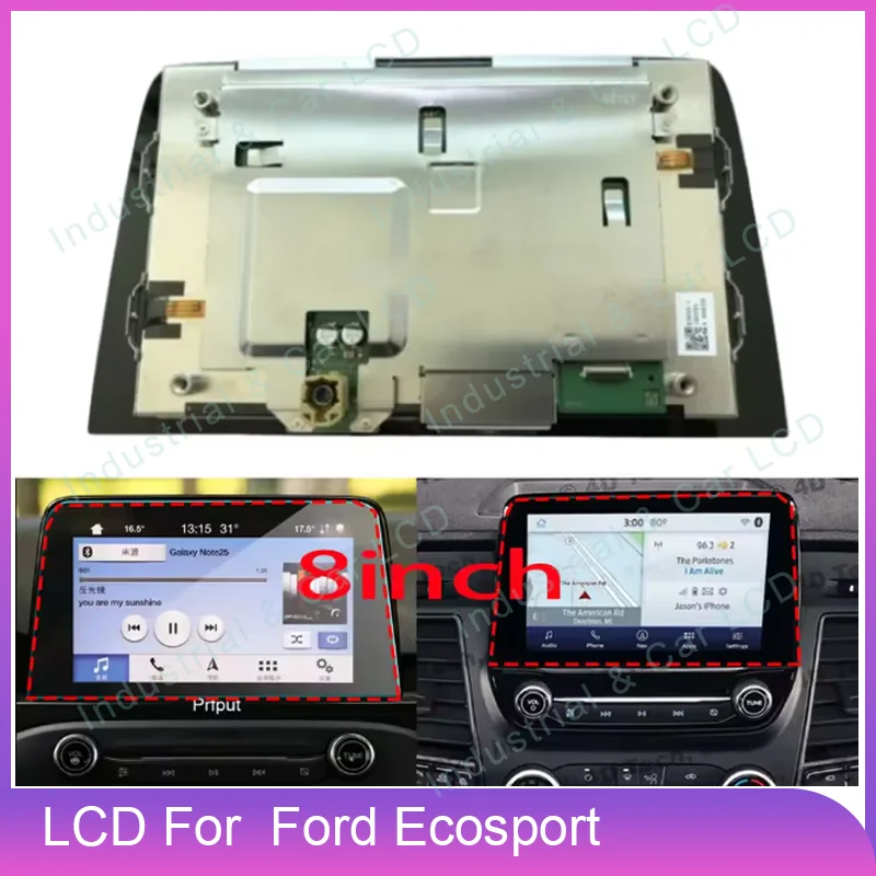 

Сменный сенсорный экран с ЖК-дисплеем для Ford Ecosport Fiesta Puma Transit Focus 8 дюймов K1BT-18B955-FC K1BT-18B955-FD JX7T-18B955-FE
