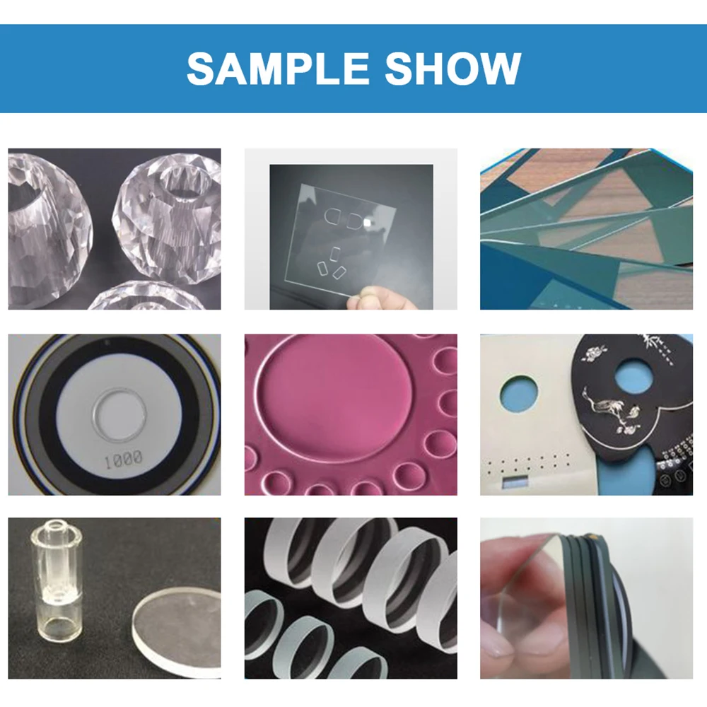 Perfect Laser Glass Cutting Machine For Different Glasses Panel 532nm Fiber Laser Cutter With 17 Inch Screen CCD Easy Operation